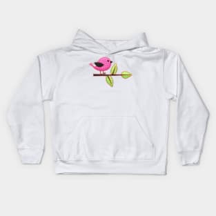 Bird On Branch Kids Hoodie